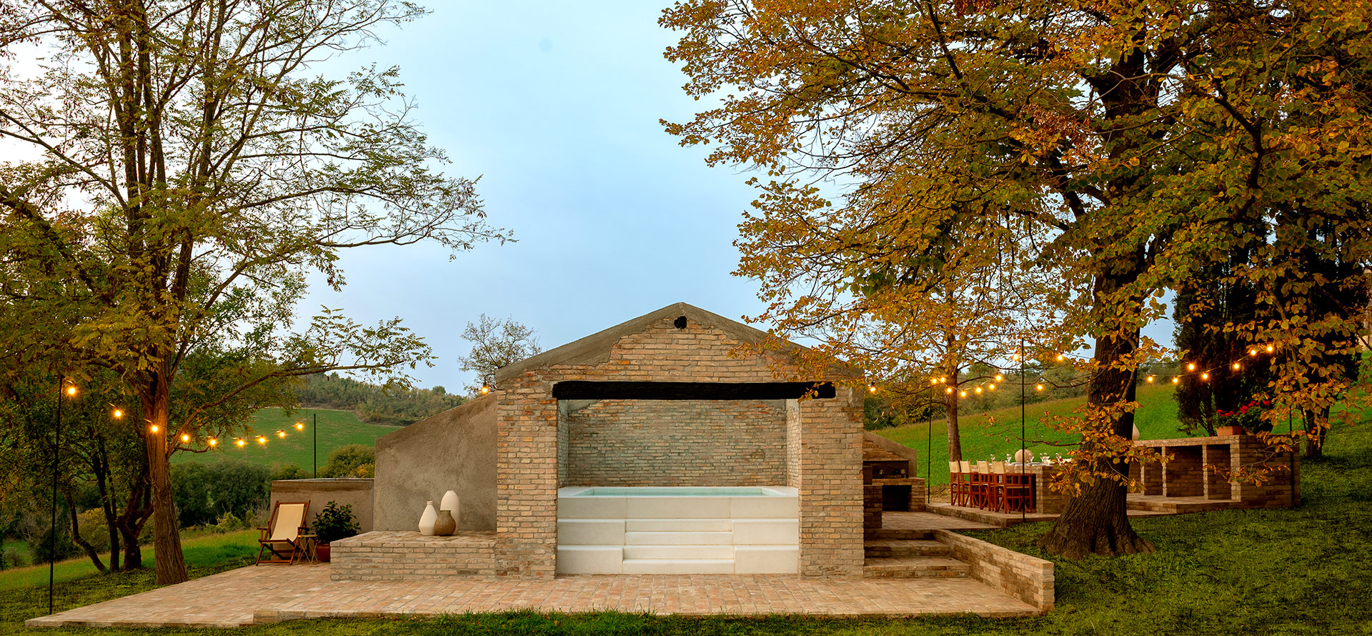 Area piscina Villa Cipressi | Gruppo Pritelli